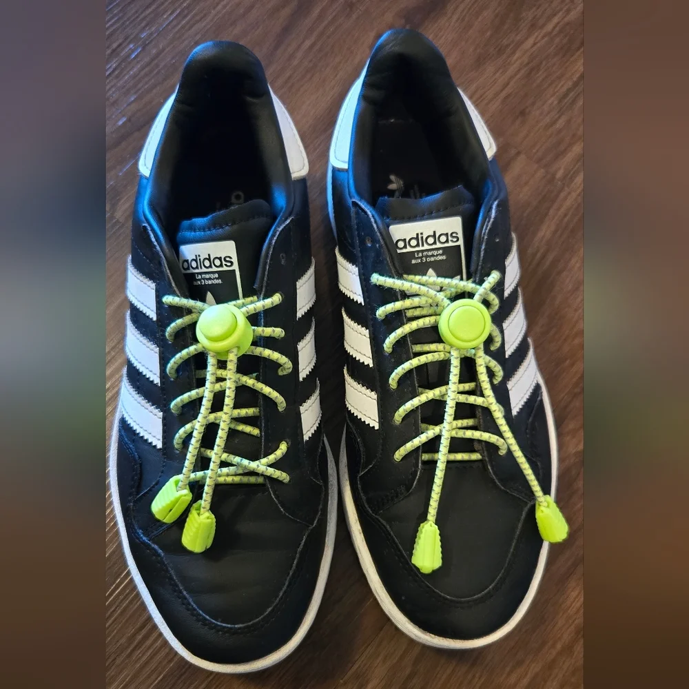 Adidas Kids Black and White Sneakers
